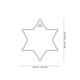 MyFamily - Bronx Sheriff Star ID Tag